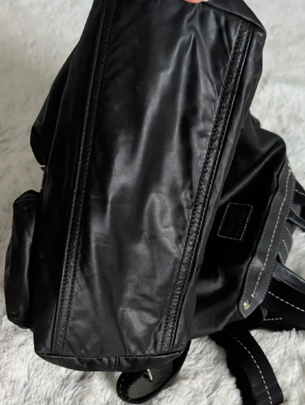 Authentic Vintage Coach Nylon & Leather Mini Backpack #1898
